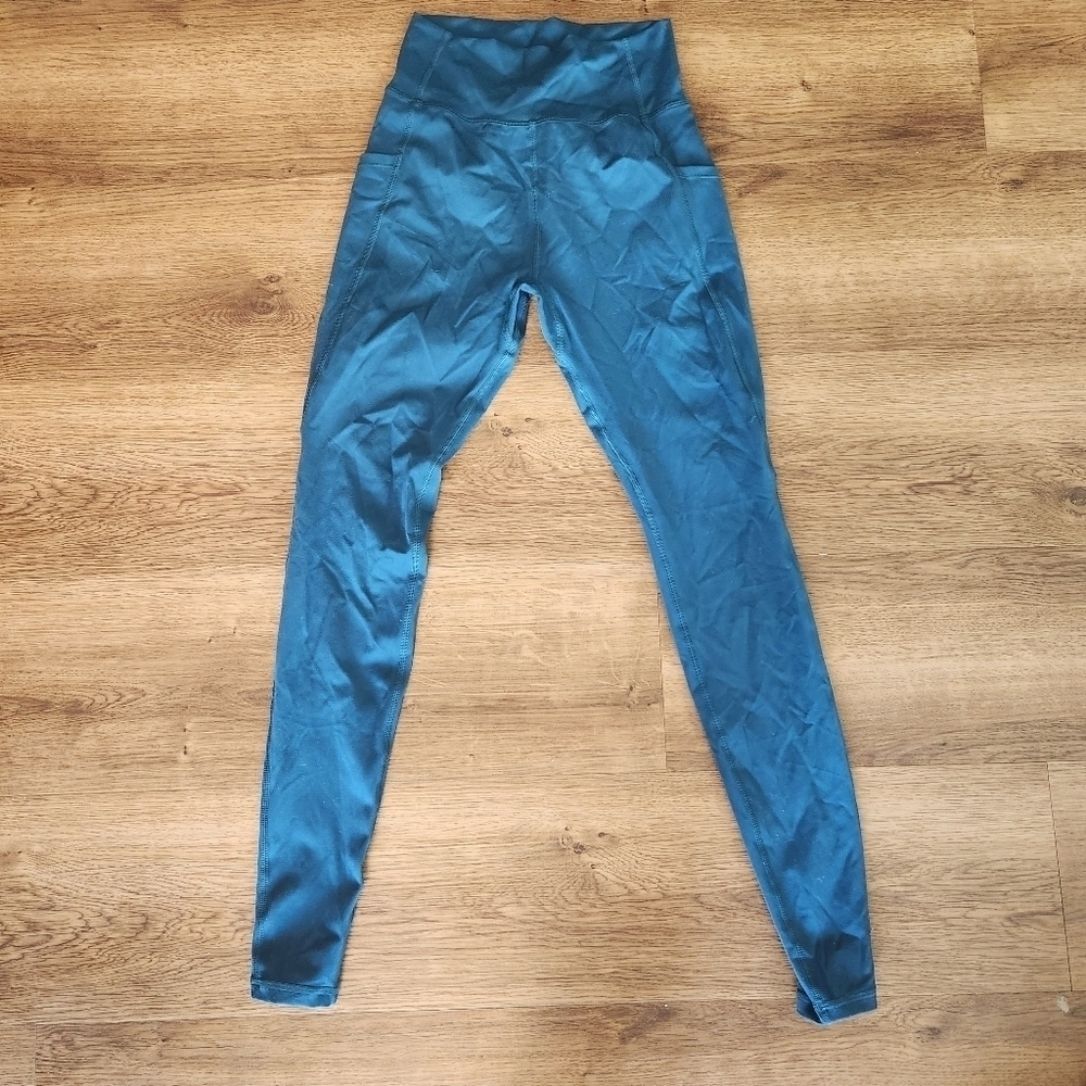 Alphalete Alphalux Pocket Leggings Trident Blue